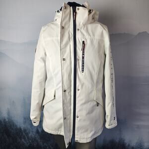 Tommy Hilfiger 3-in-1 All Weather System White Ski Jacket | Women's Small